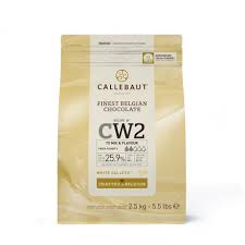 [936] Callebaut Pastilles De Chocolat Blanc 2,5Kg Cw2