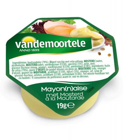 [9763] Mayonnaise Portions 120X20Ml - Vandemoortele
