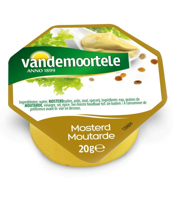 [9781] Mosterd Porties 120X20Ml - Vandemoortele
