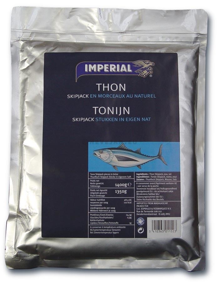 [1902] Thon Au Naturel 1,4Kg, Conditionnement Aseptique, Imperial