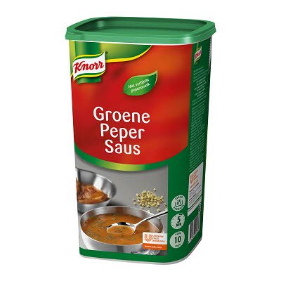 [KN69536] Knorr Saus Groene Peper 1,2Kg