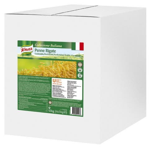 [K66795] Knorr Pâtes Penne 4X3Kg Stable À La Cuisson