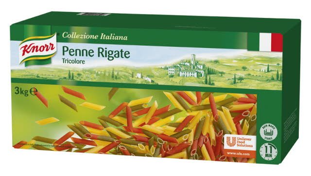 Knorr Pâtes Penne Tricolore 3Kg