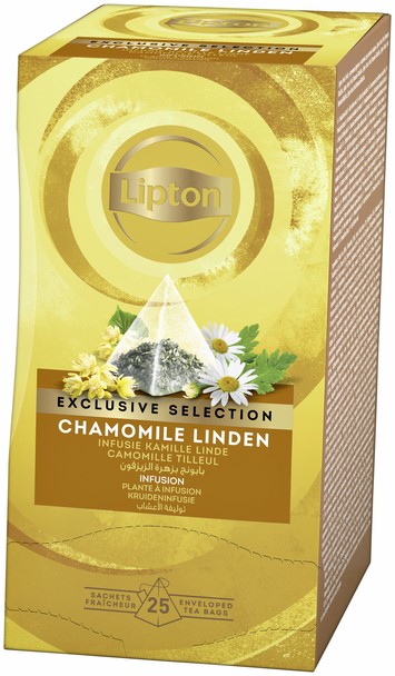 [K58796] Thé Lipton Camomille- Tilleul 25Pcs Professional