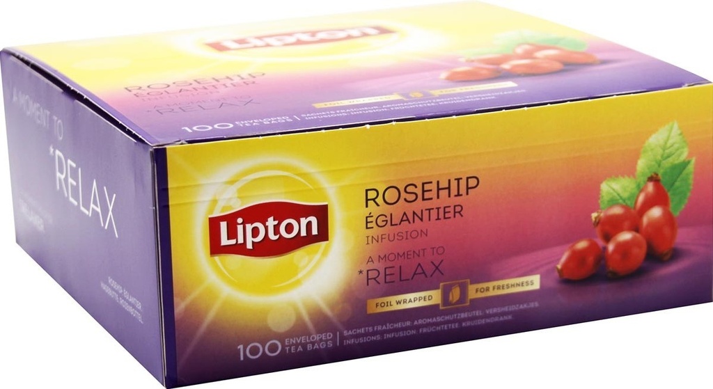 [K59155] Thee Rozebottel 100St Lipton