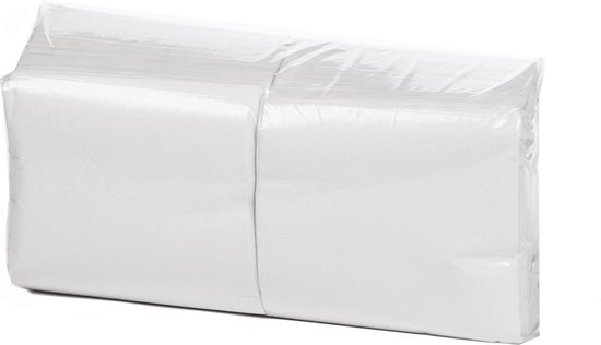 [110013] Servietten Wit 33/1 500St