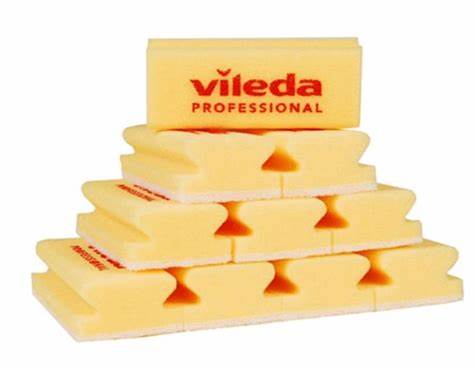 [770400] Vileda Schuurspons Glitzi Geel 10 St