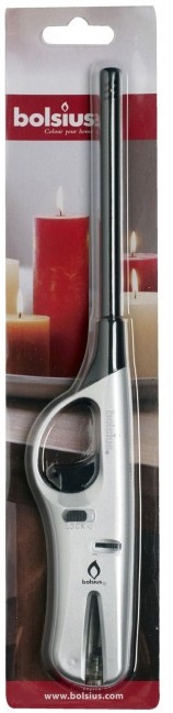 Briquet In Blister Argent Bolsius