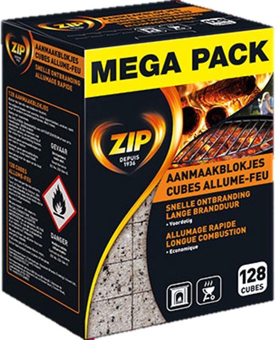 [107900] Aanmaakblokjes Zip 128St