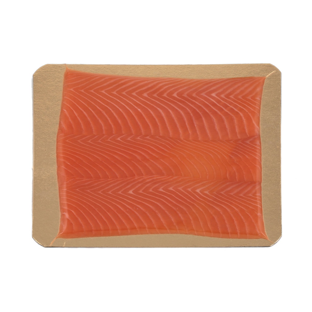 Saumon Fumé En Longues Tranches, Salé À Sec 500G