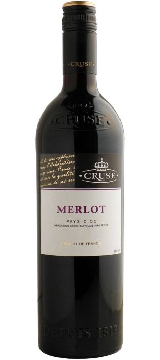 [3570] Cruse Rode Wijn  Merlot 75Cl