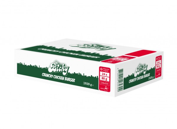 [146430] Bicky Chickenburger Crunchy 24X 80G