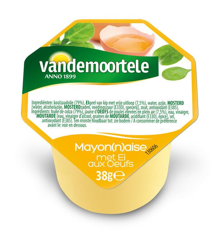 [9758] Mayonaise Porties 120X40Ml - Vandemoortele
