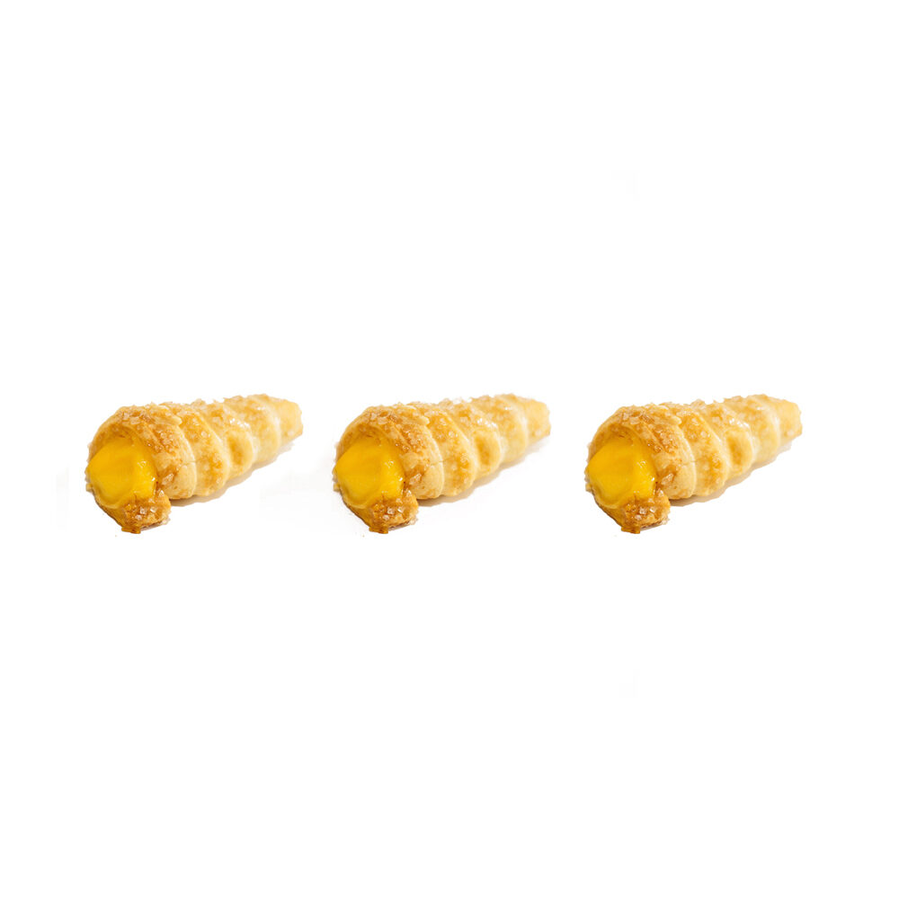 [90087] Pruvé Mini Hoorntje Gele Room 48St