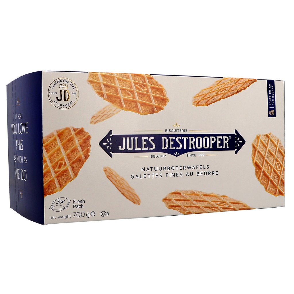[21840] Destrooper Gaufres Au Beurre Naturel 700G