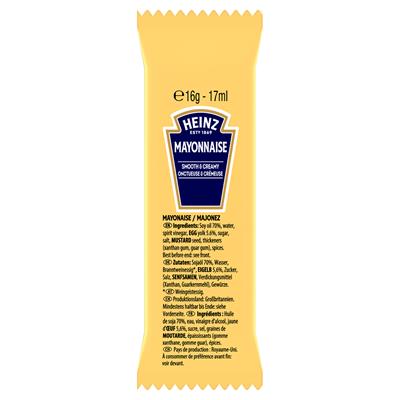 [76003726] Heinz Mayonaise Porties 100X 17Ml Zakjes