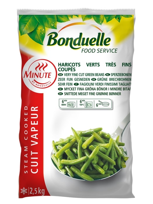 Bonduelle Sperziebonen Gebroken 2,5Kg  Coupé!!