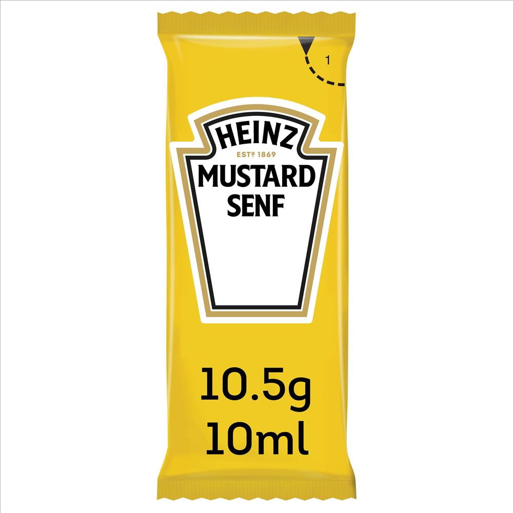 [74000124] Heinz Mosterd Porties 200X 10Ml Zakjes
