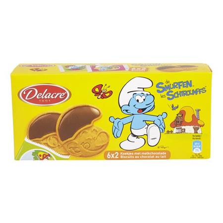 [00875] Smurfen Met Melkchocolade 150G (6X 2St)
