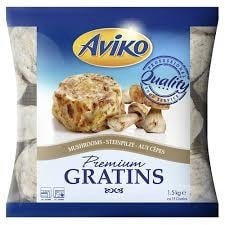 [801754] Aviko Gratin Mushrooms 15X100G