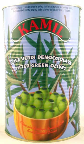 [01802] Olives Vertes Dénoyautées 5Kg Kamil