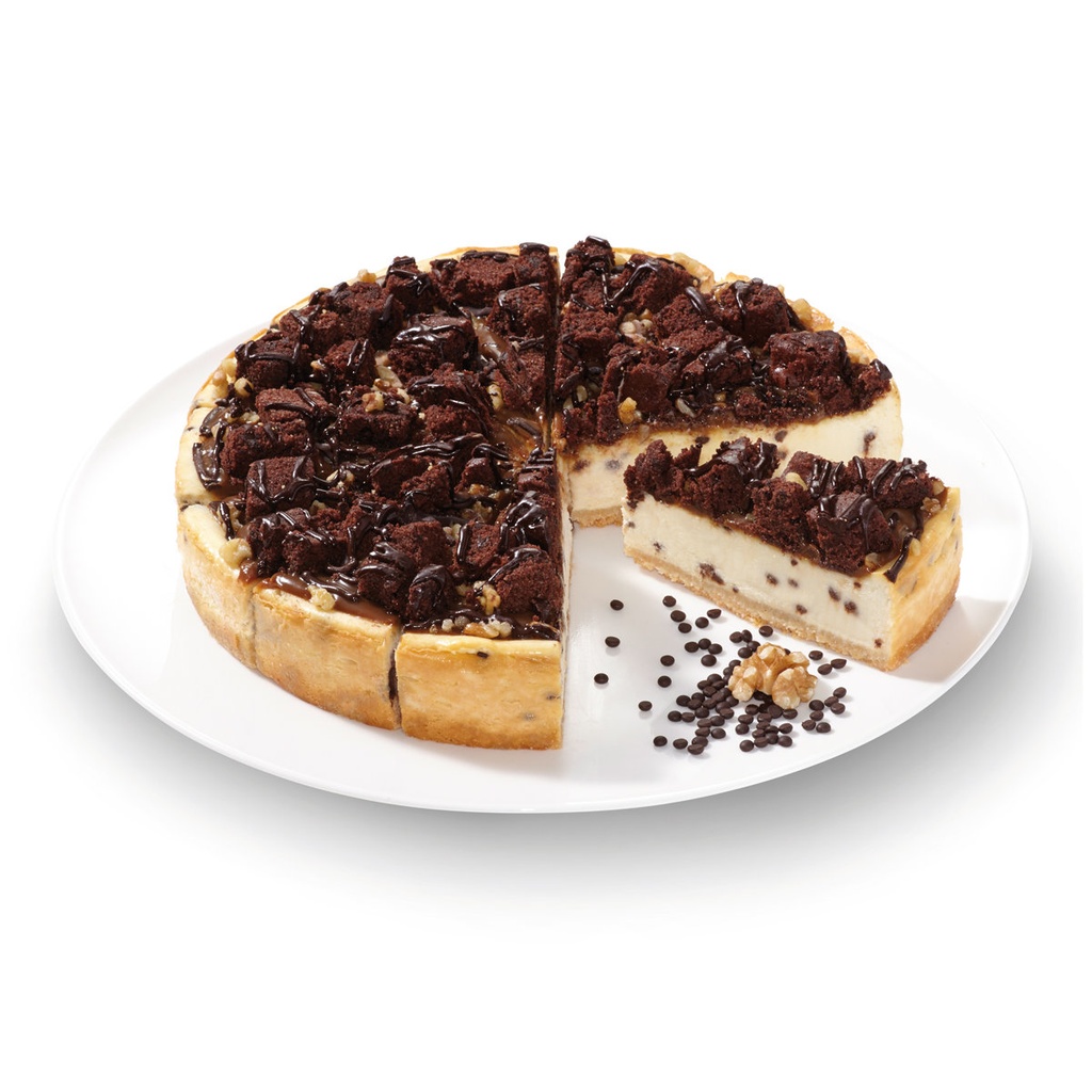 Cheesecake Caramel Brownie 24Cm 14Pcs