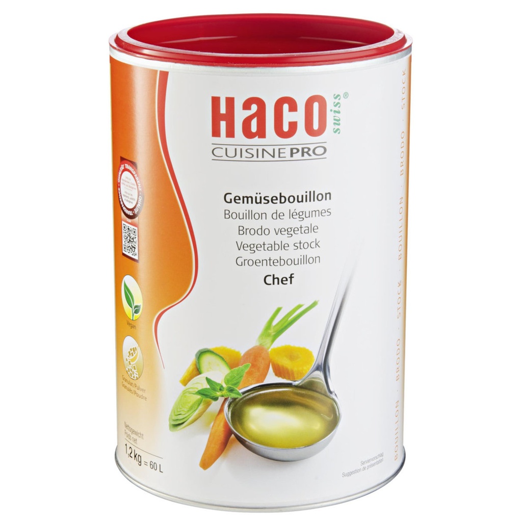 [HC1033st] Haco Bouillon De Légumes (En Granulés) 1,2 Kg