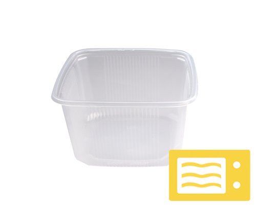 [rb114q] Microgolfbak Vierkant Qbac 500Cc 500St