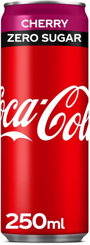 [20516] Coca Cola Zero Cerise Boîte 24X 33Cl