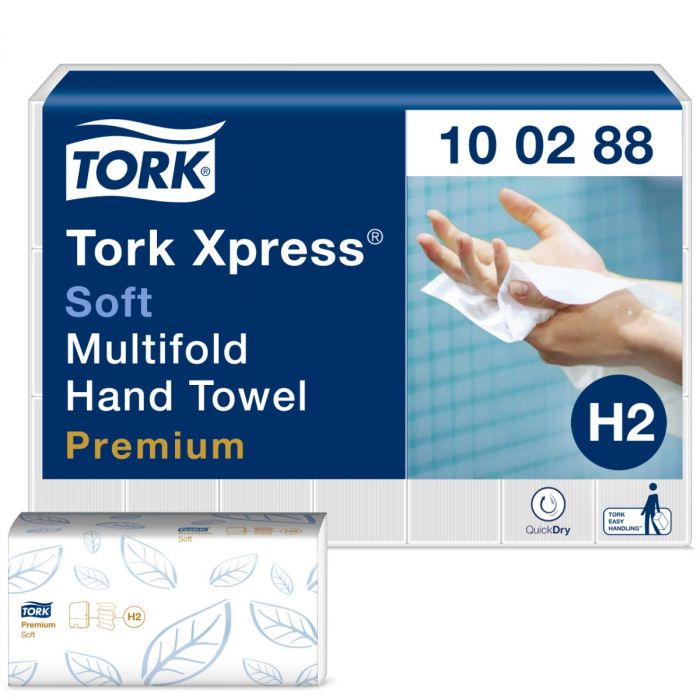 [100288] Hand Towel Tork Xpress Soft Multifold Prem 21X34Cmh2