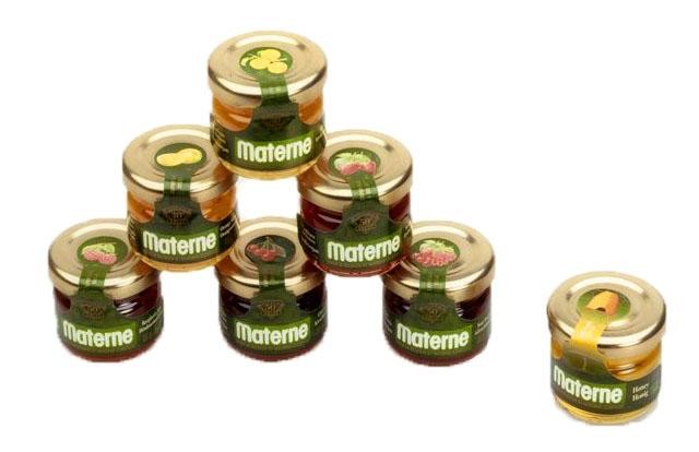 [1225] Materne Confituur Kersen Glas 24X28G