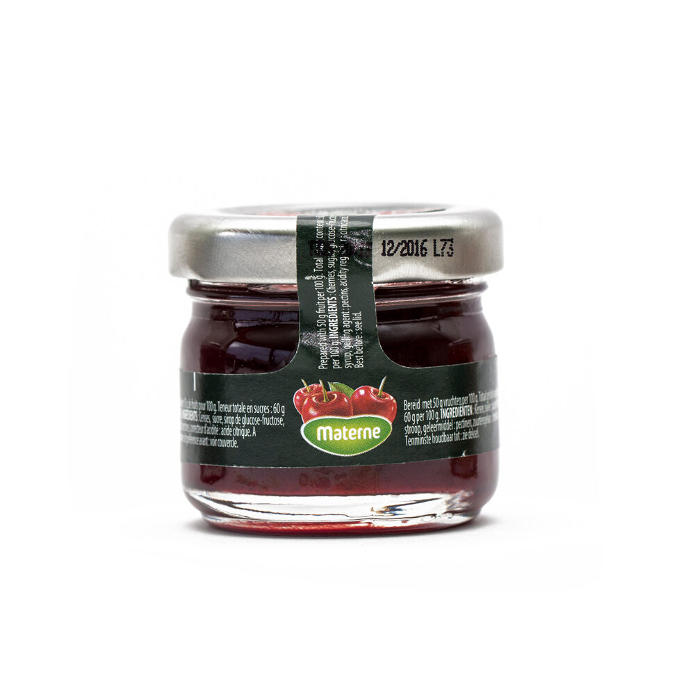 Materne Confiture Framboise Verre 24X28G