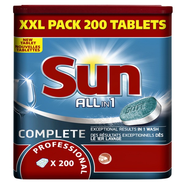 Vaatwastablet Sun All In 1 200St
