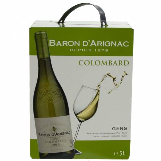 Witte Wijn 5L Baron D'Arignac Bib