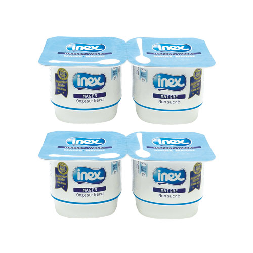 Inex Yoghurt Mager Ongesuikerd Dieet 125G