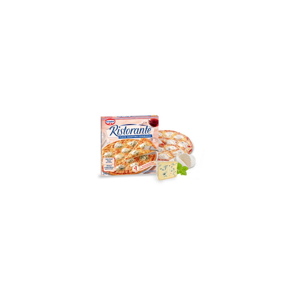 [460117] Dr Oetker Pizza Ristorante 4  Formaggi 340G