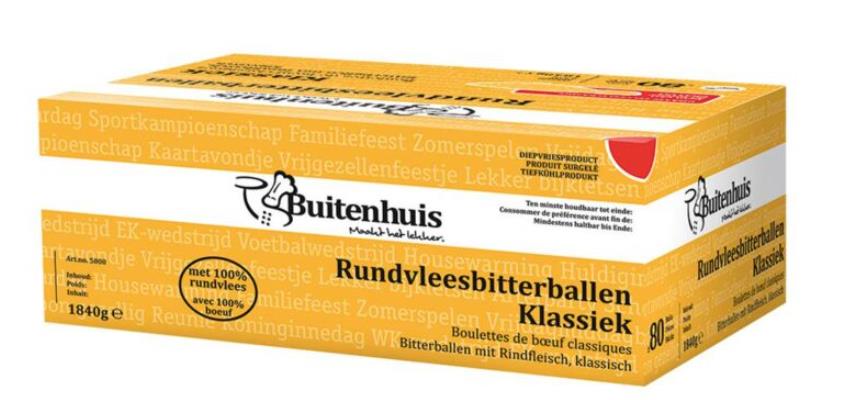 Buitenhuis Boulette De Viande En Croûte Classique 80X23G