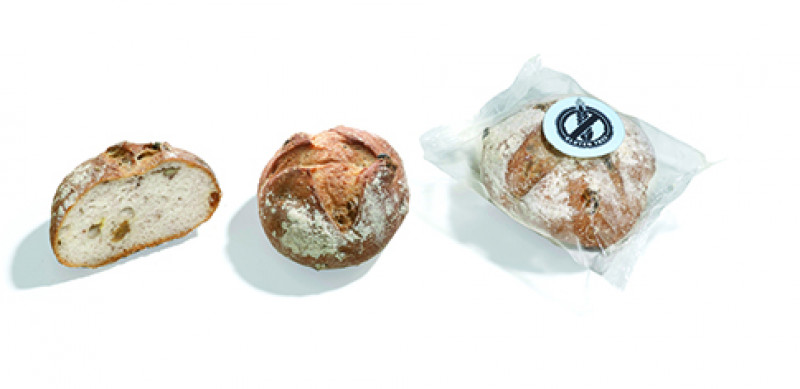 [5001435] La Lorraine Glutenvrij Broodje Rozijn & Noot 36X60G