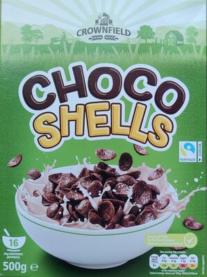 [11295610] Céréales Pour Petit Déjeuner Crownfield Chocolat Shells 500 G