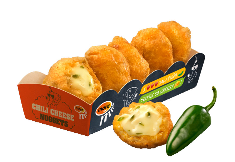 Mora Chili Fromage Nuggets 100Pcs X 20G