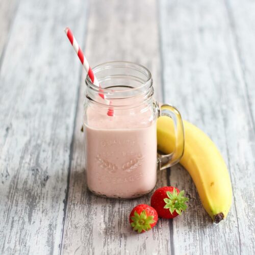 [171430] Fresh Fruit Smoothie Tropical Aardbei-Banaan 20X150G