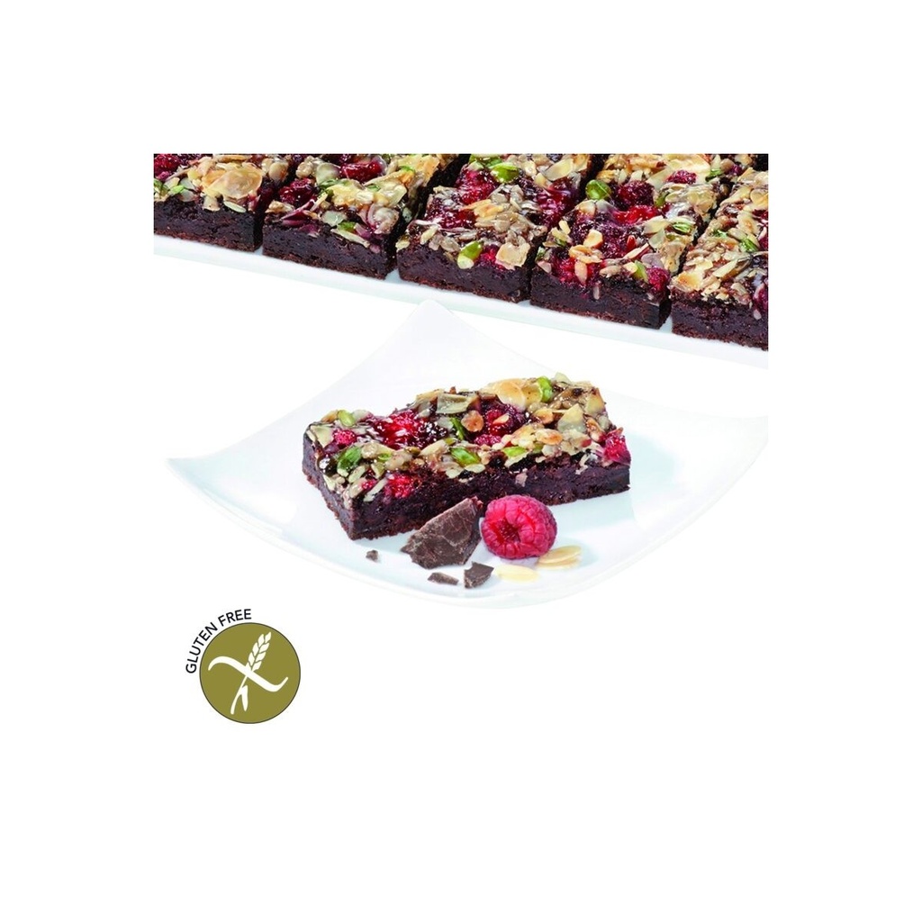 [87009045] Raspberry Brownie 1050G 28X19Cm 12Pers