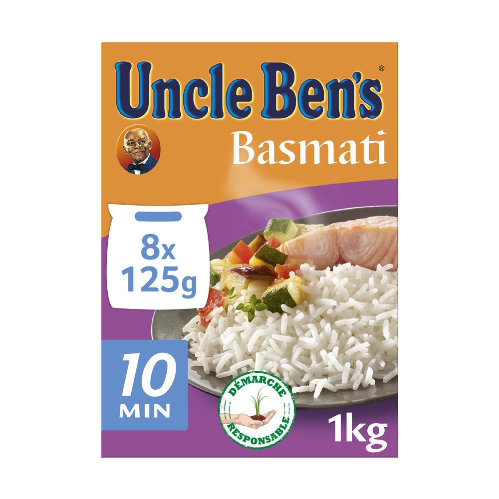 Uncle Ben'S Rijst Basmati 8X125G