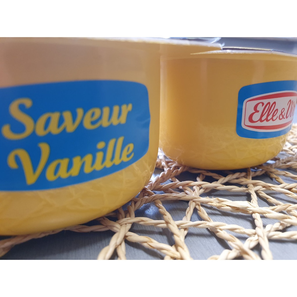 [91000137] Elle&Vire Cremedessert Vanille 125G