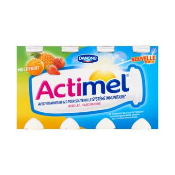 Actimel Danone Aardbei-Multifruit-Natuur 14X 100G