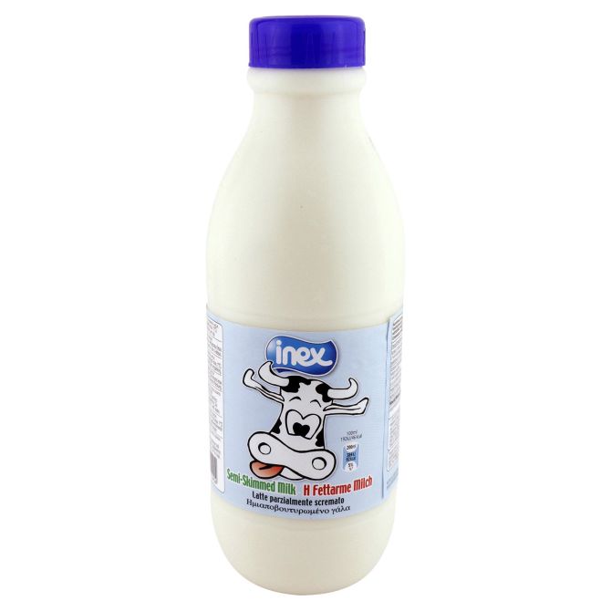 Inex Halfvolle Melk Plastiek 1L Schroefdop