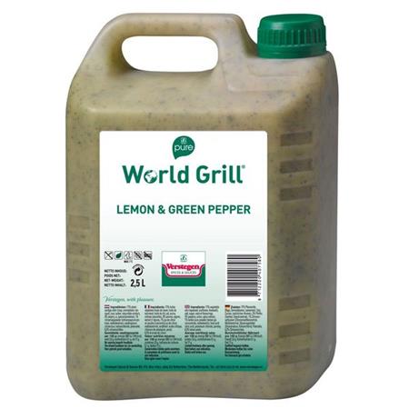 Vs World Grill Lemon & Green Pepper 2,5L