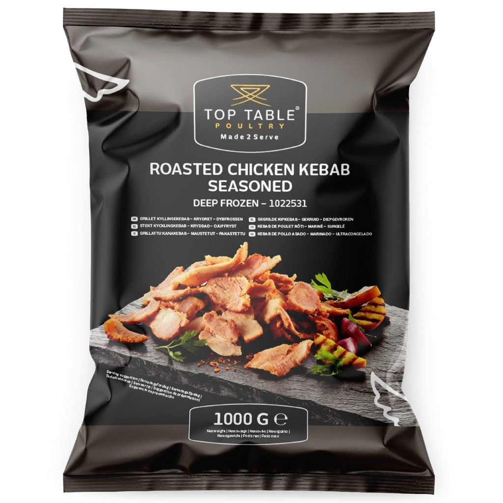 Euro Poultry Chicken Kebab Grilled Seasoned 1Kg