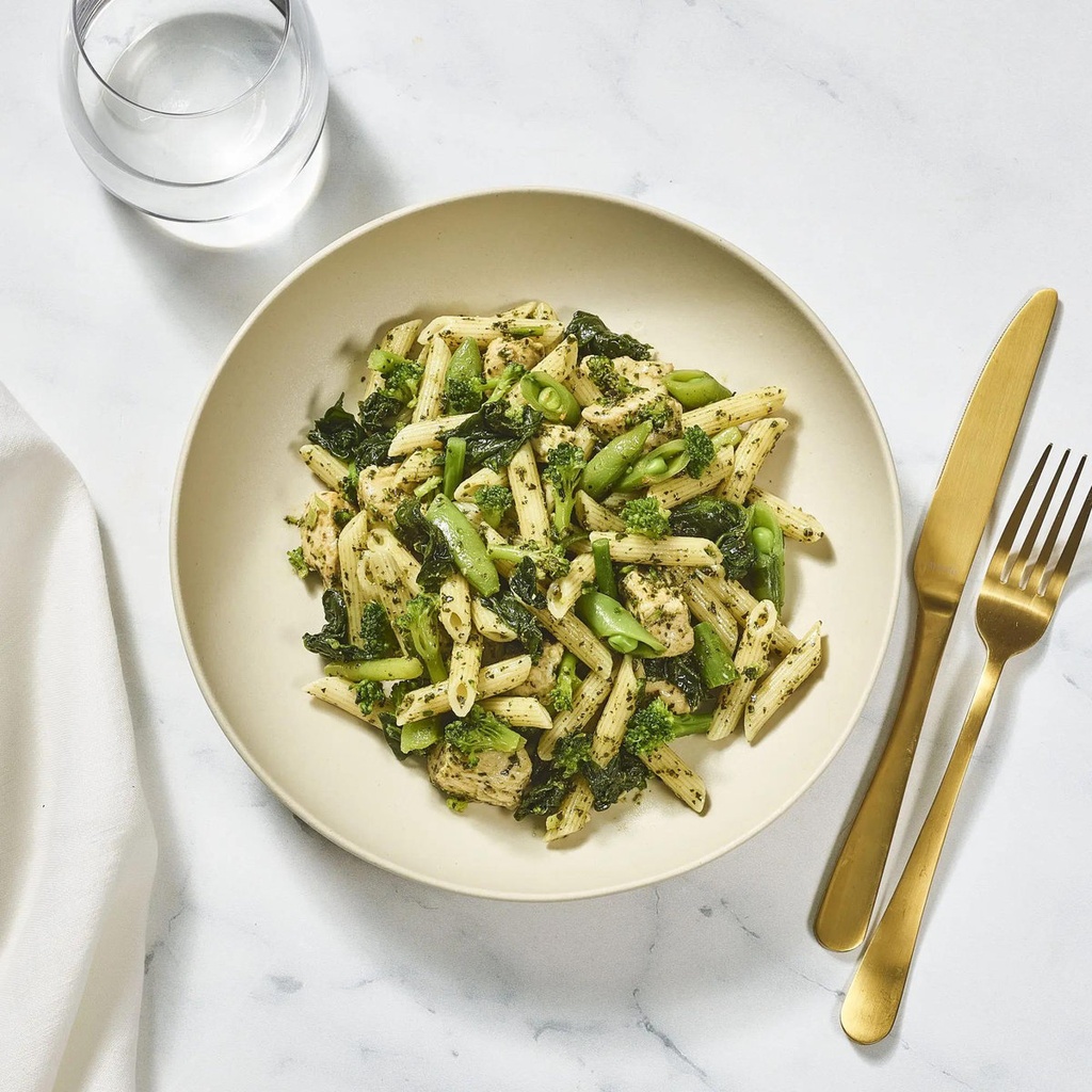 [63312600] Penne Pesto Spinazie Kip 6X450G