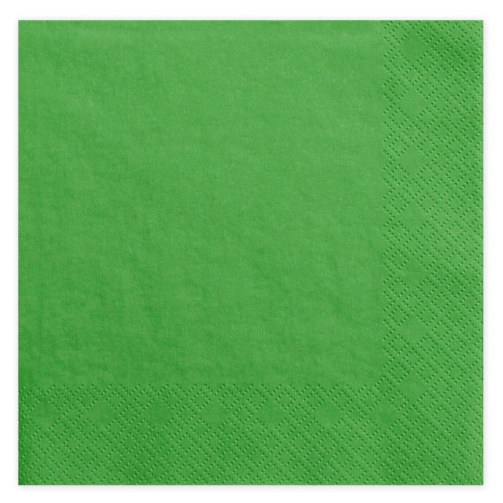 Serviette 20X20 P2P Opaal Verte 50Pcs